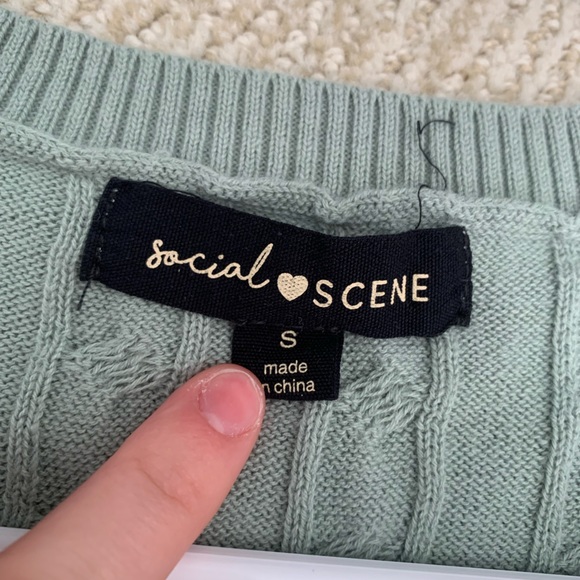 COPY - Social Scene Cottagecore Mushroom Embroidered Cable Knit Sweater Vest Si… - Picture 4 of 6